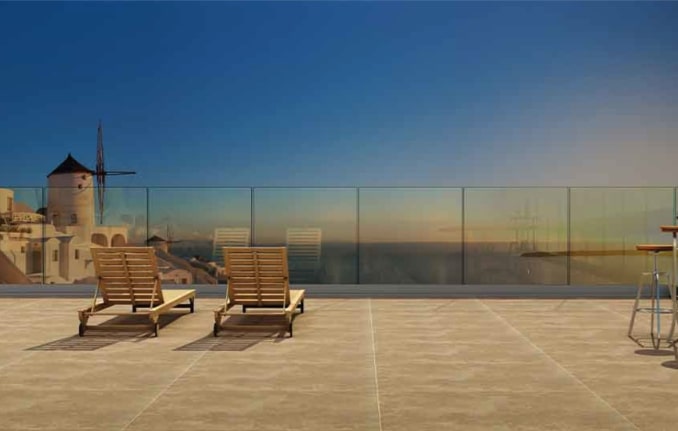 Garde-corps terrasse RAIL CLASSIC U.N50